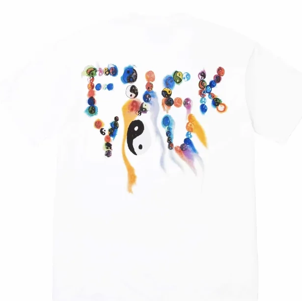 White Yin Tai S Chi 23FW Yang YIN Black XL YANG M and Printed L TEE 1006